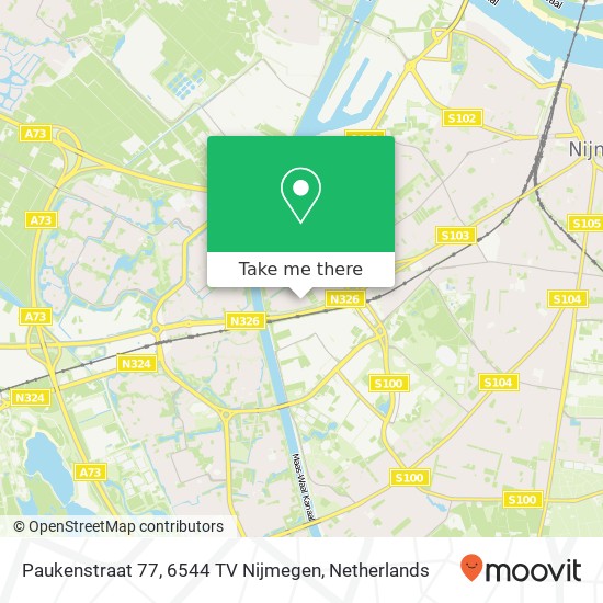 Paukenstraat 77, 6544 TV Nijmegen map