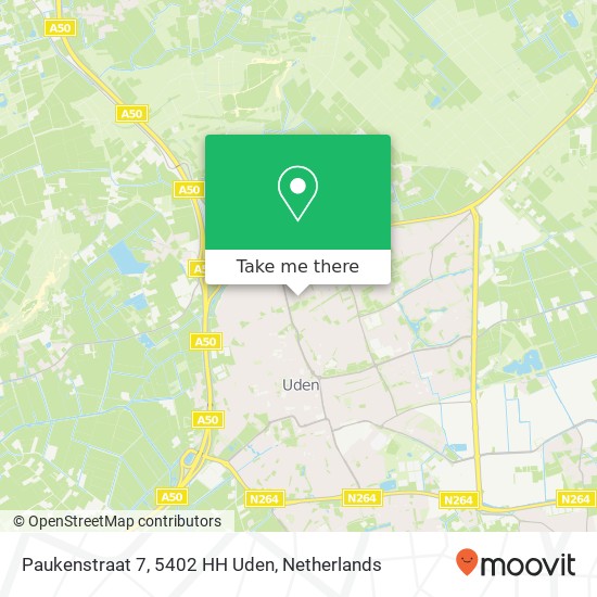 Paukenstraat 7, 5402 HH Uden map