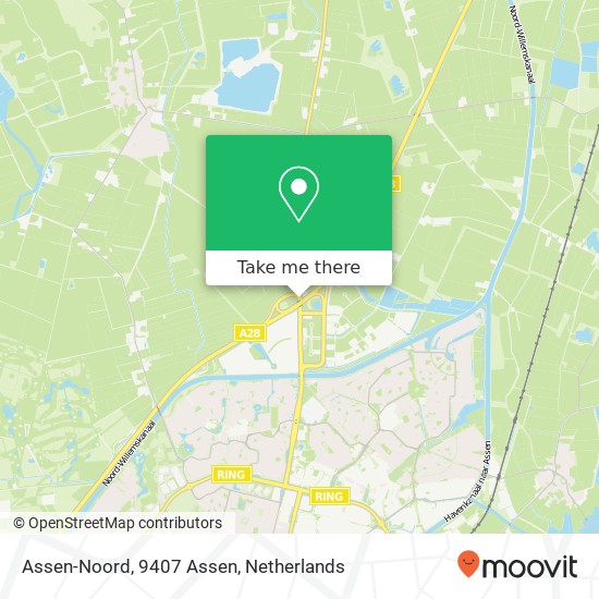 Assen-Noord, 9407 Assen Karte