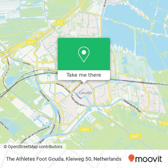 The Athletes Foot Gouda, Kleiweg 50 map