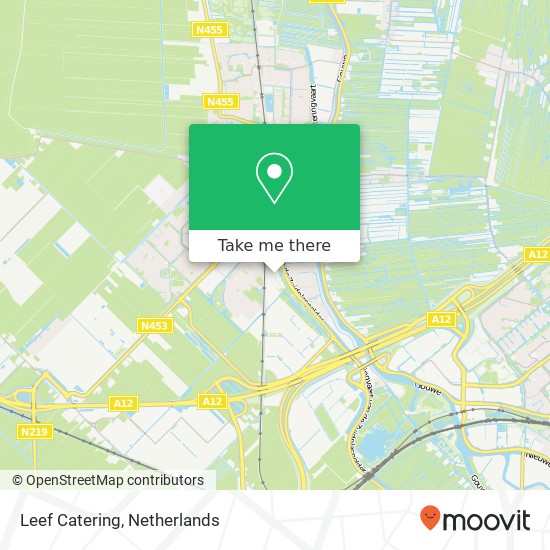 Leef Catering map