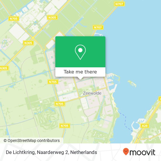 De Lichtkring, Naarderweg 2 map