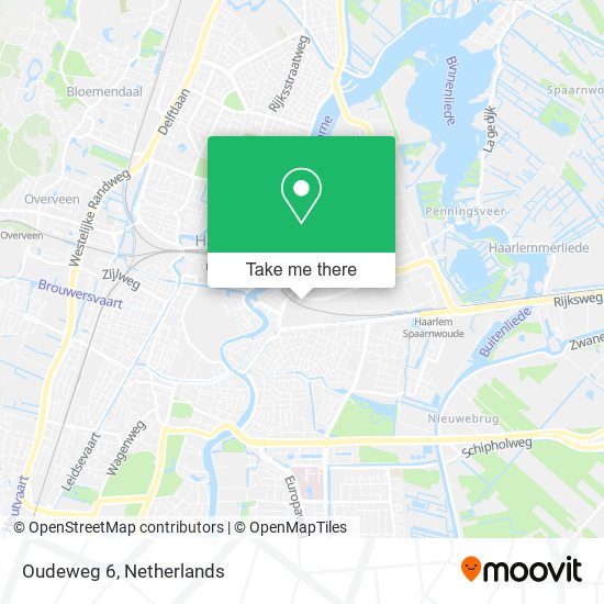 Oudeweg 6 map