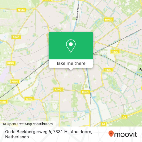 Oude Beekbergerweg 6, 7331 HL Apeldoorn Karte