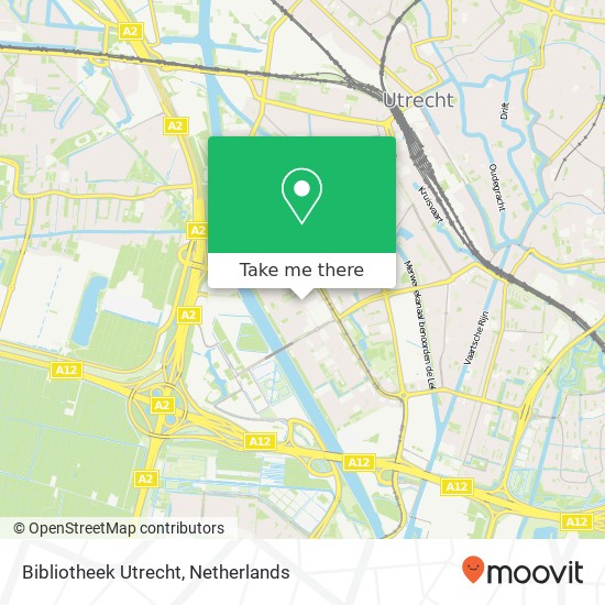 Bibliotheek Utrecht map