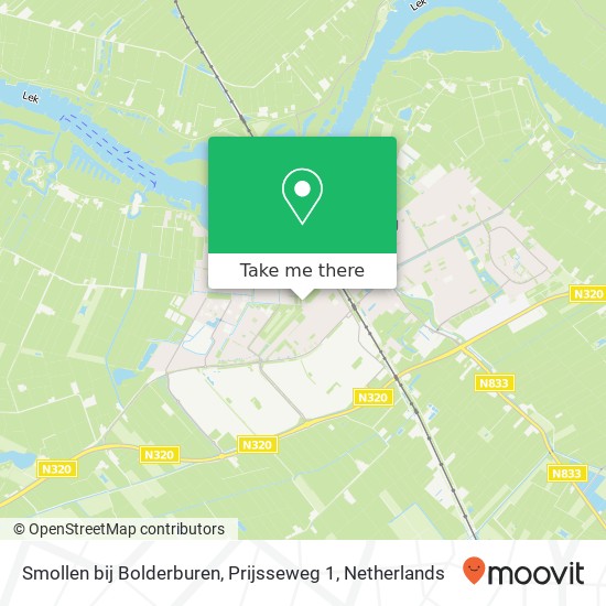 Smollen bij Bolderburen, Prijsseweg 1 map