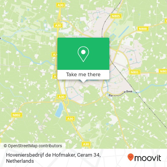 Hoveniersbedrijf de Hofmaker, Ceram 34 map