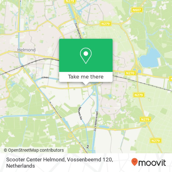 Scooter Center Helmond, Vossenbeemd 120 Karte