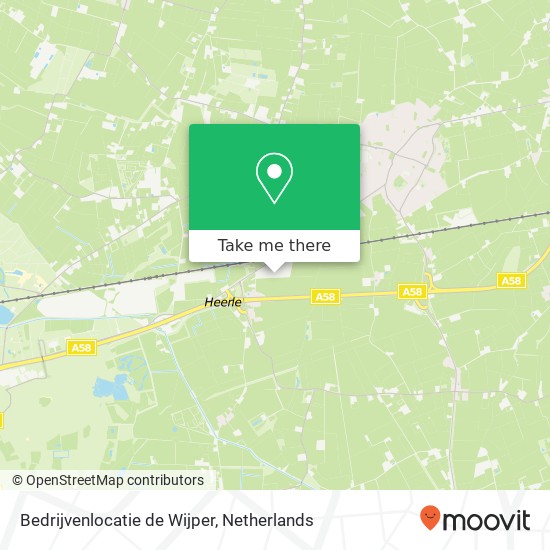 Bedrijvenlocatie de Wijper Karte