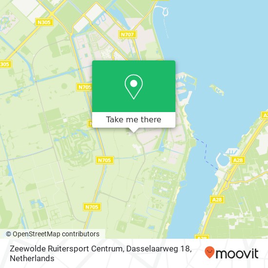 Zeewolde Ruitersport Centrum, Dasselaarweg 18 Karte