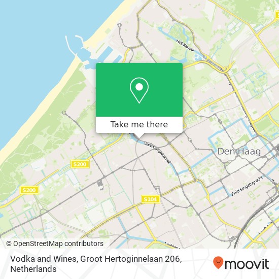 Vodka and Wines, Groot Hertoginnelaan 206 map