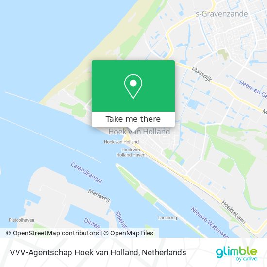 VVV-Agentschap Hoek van Holland Karte