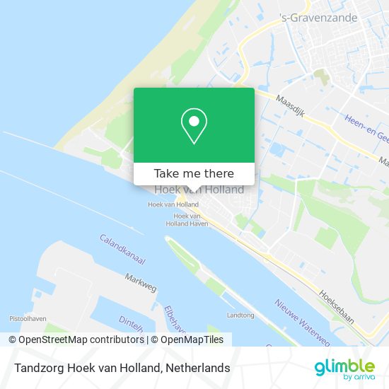 Tandzorg Hoek van Holland map