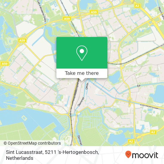 Sint Lucasstraat, 5211 's-Hertogenbosch Karte