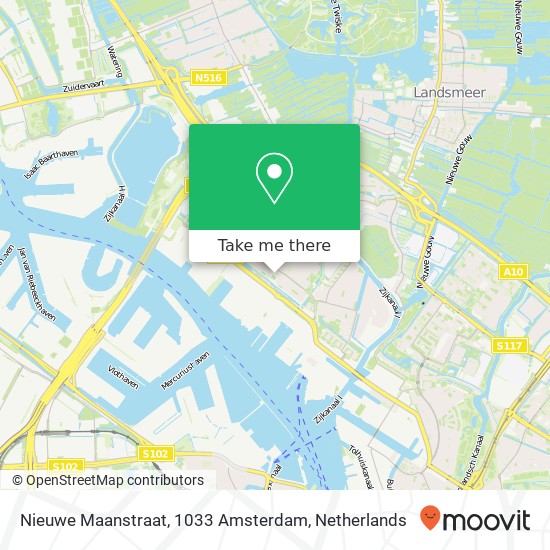 Nieuwe Maanstraat, 1033 Amsterdam map