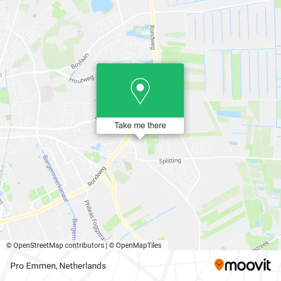 Pro Emmen map