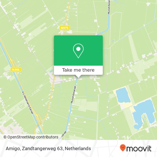Amigo, Zandtangerweg 63 map