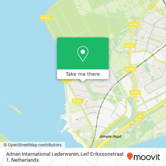 Adnan International Lederwaren, Leif Erikssonstraat 1 map