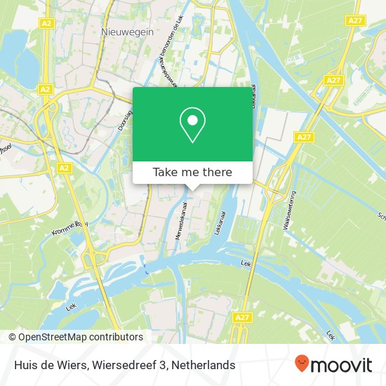 Huis de Wiers, Wiersedreef 3 map