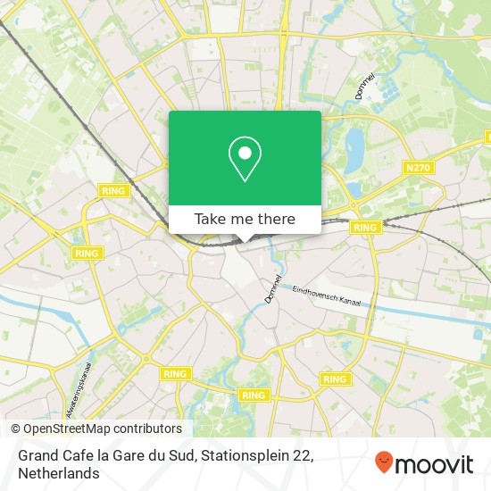 Grand Cafe la Gare du Sud, Stationsplein 22 map