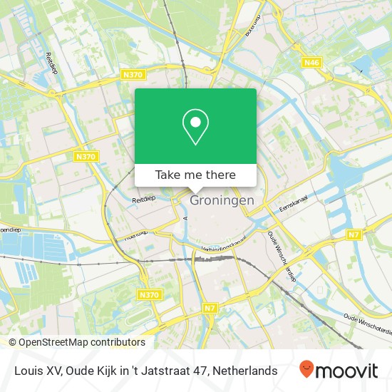 Louis XV, Oude Kijk in 't Jatstraat 47 map