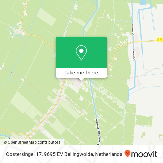 Oostersingel 17, 9695 EV Bellingwolde map