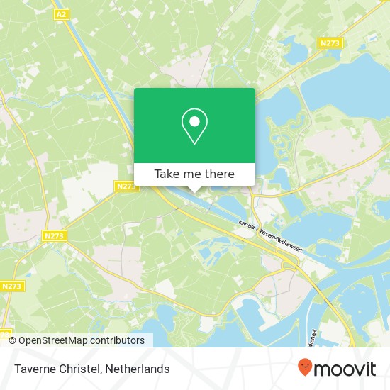 Taverne Christel, Oude Thornerweg 18 map