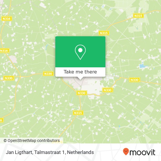 Jan Ligthart, Talmastraat 1 map