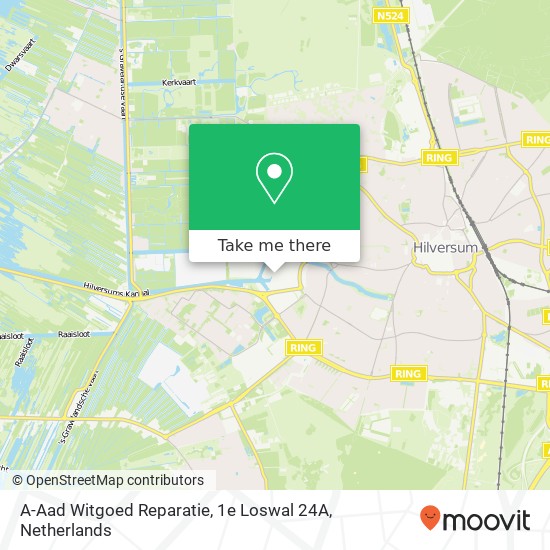 A-Aad Witgoed Reparatie, 1e Loswal 24A map