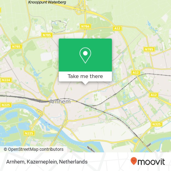 Arnhem, Kazerneplein map