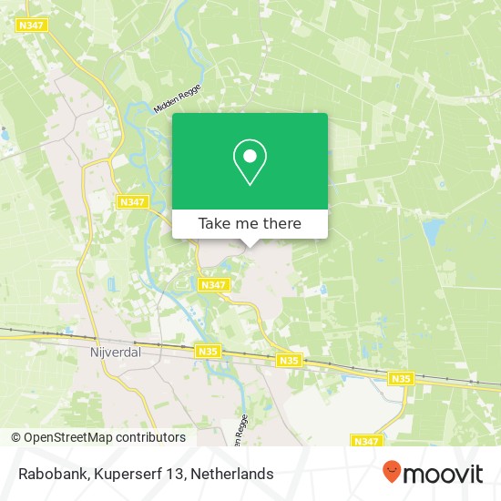 Rabobank, Kuperserf 13 map