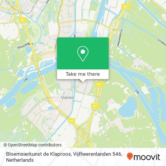 Bloemsierkunst de Klaproos, Vijfheerenlanden 546 map