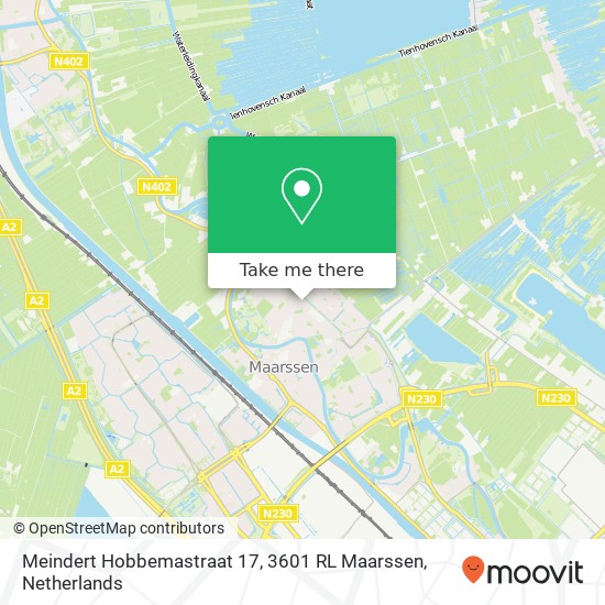 Meindert Hobbemastraat 17, 3601 RL Maarssen map