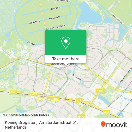 Koning Drogisterij, Amsterdamstraat 51 map