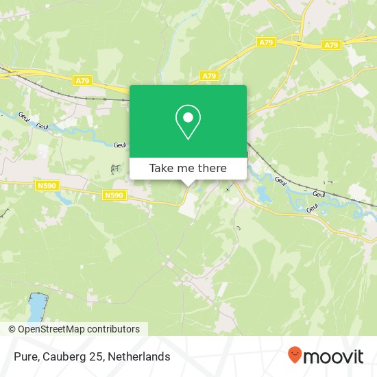 Pure, Cauberg 25 map