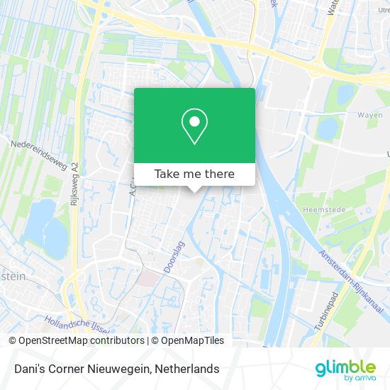 Dani's Corner Nieuwegein map