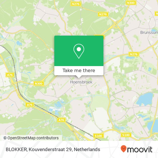 BLOKKER, Kouvenderstraat 29 map