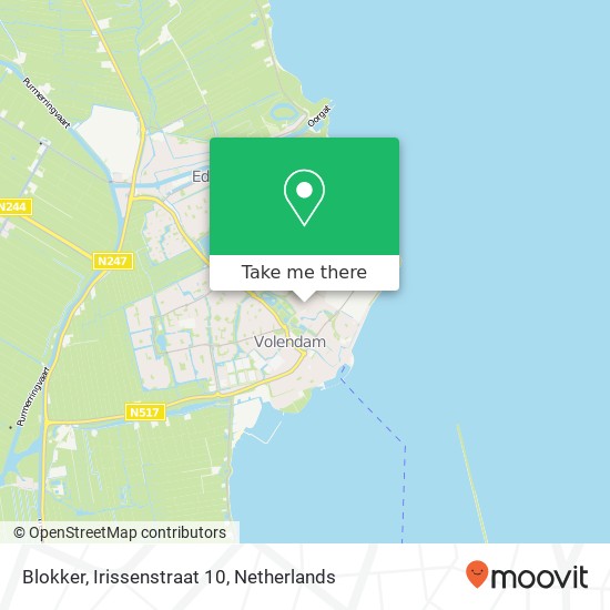 Blokker, Irissenstraat 10 map