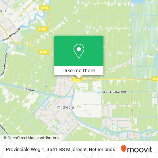 Provinciale Weg 1, 3641 RS Mijdrecht map