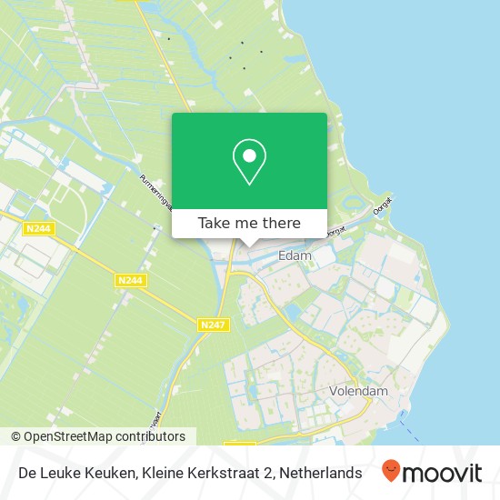 De Leuke Keuken, Kleine Kerkstraat 2 map