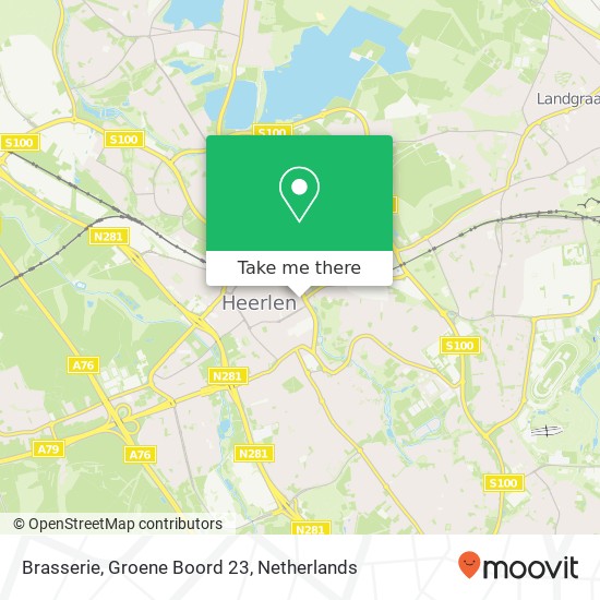 Brasserie, Groene Boord 23 map