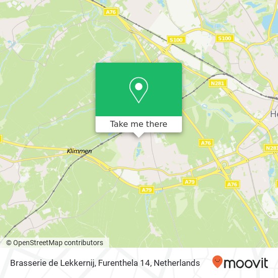 Brasserie de Lekkernij, Furenthela 14 map
