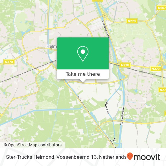 Ster-Trucks Helmond, Vossenbeemd 13 map