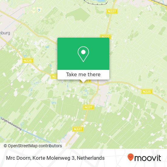 Mrc Doorn, Korte Molenweg 3 Karte