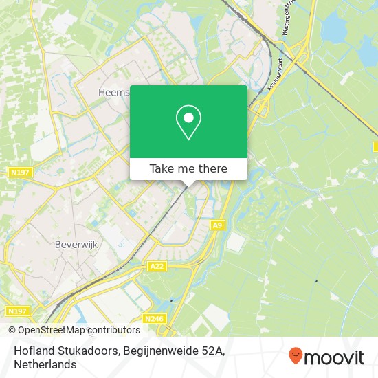 Hofland Stukadoors, Begijnenweide 52A map