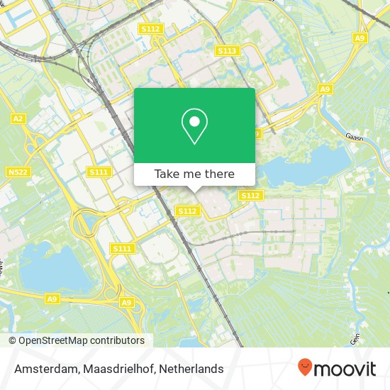 Amsterdam, Maasdrielhof map