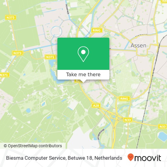 Biesma Computer Service, Betuwe 18 map