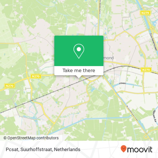 Pcsat, Suurhoffstraat map