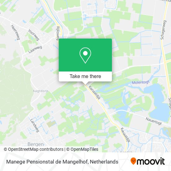 Manege Pensionstal de Mangelhof map