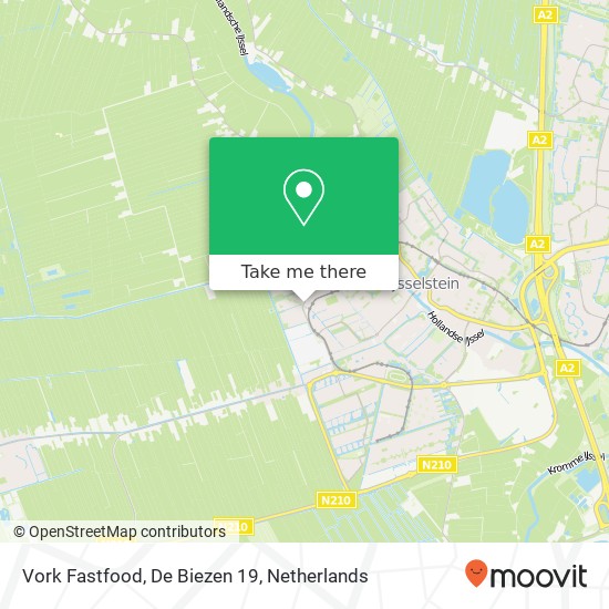 Vork Fastfood, De Biezen 19 map